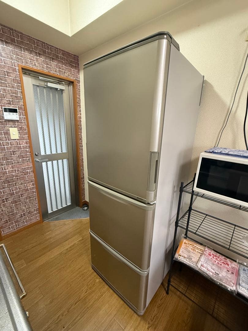 シャープ 冷蔵庫 SJ-W352B-N 350L