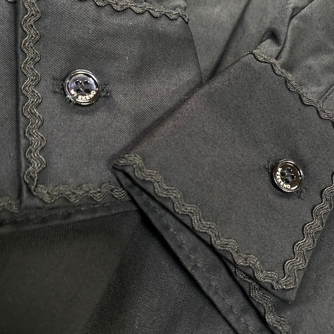 美品 ✨️マックスマーラ 近年モデル シャツワンピース ブラック マキシ丈 40