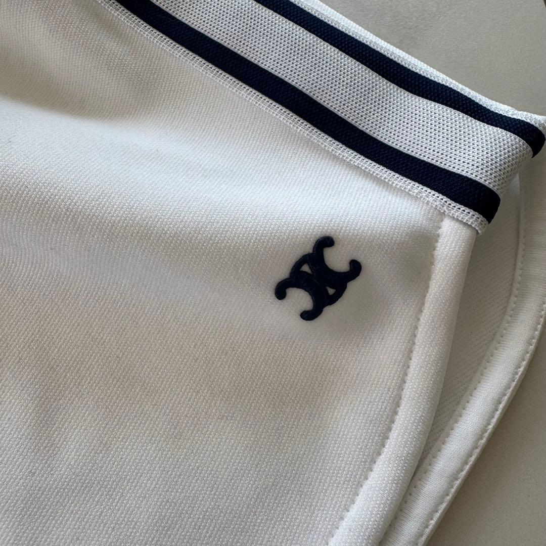 セリーヌ パンツ ショート ハーフ トリオンフ ロゴ ライン celine