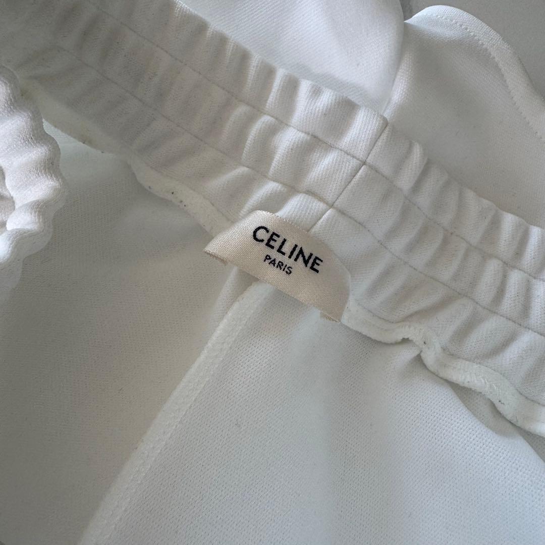 セリーヌ パンツ ショート ハーフ トリオンフ ロゴ ライン celine