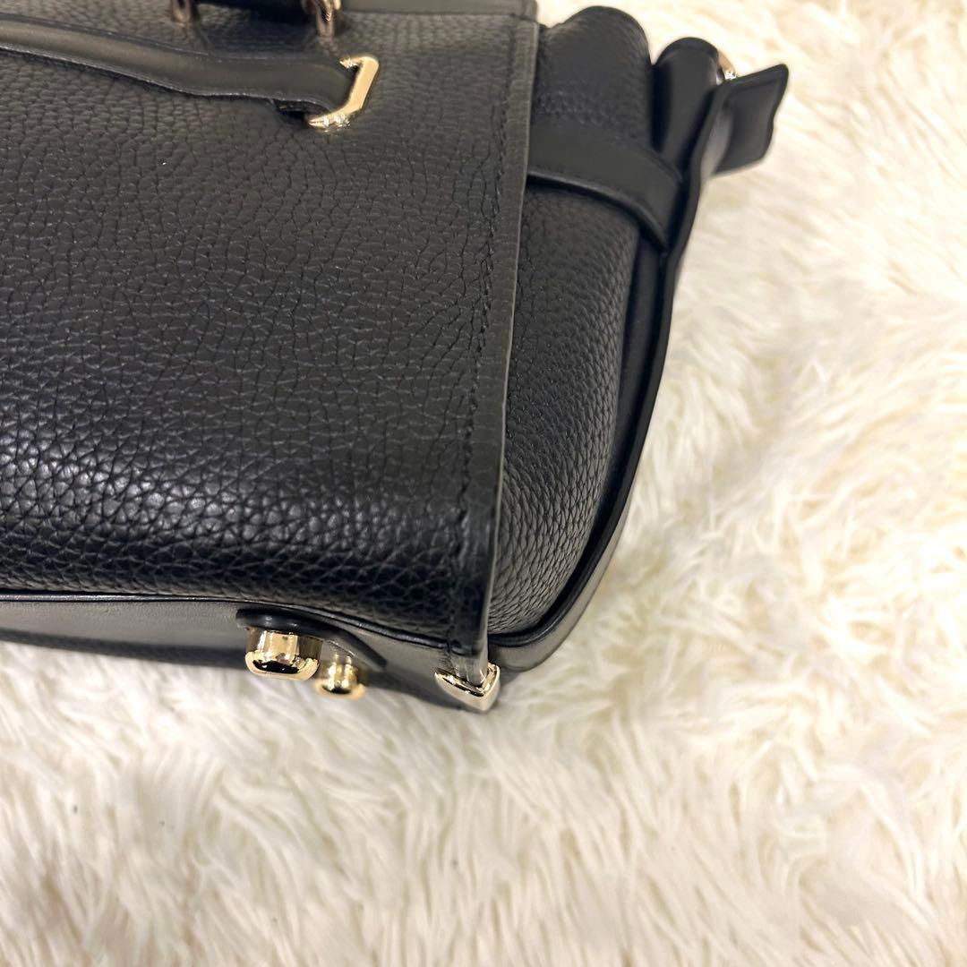 外観美品コーチ coach スワッガー ハンドバッグ レザー ターンロック