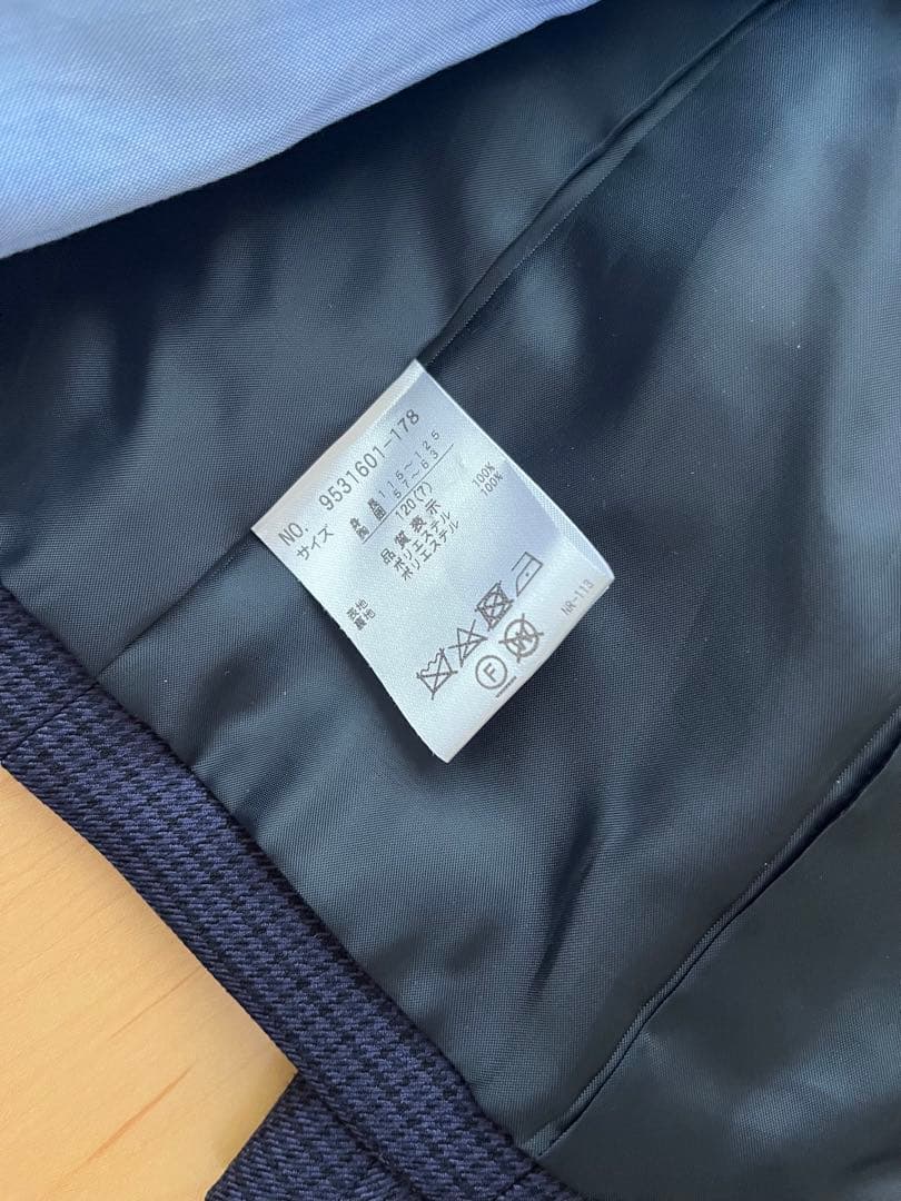 petit main ネイビー スーツ 120サイズ　フォーマル　入学式　七五三