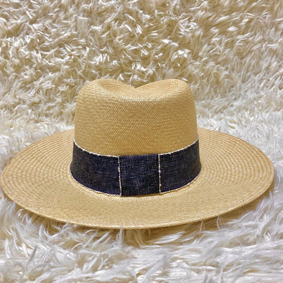 新品未使用 メゾンミッシェル VIRGINIE S パナマハット ストローハット