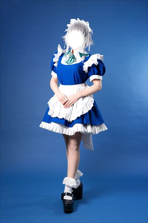 東方Project　十六夜咲夜　コスプレ衣装　ウィッグ付きフルセット