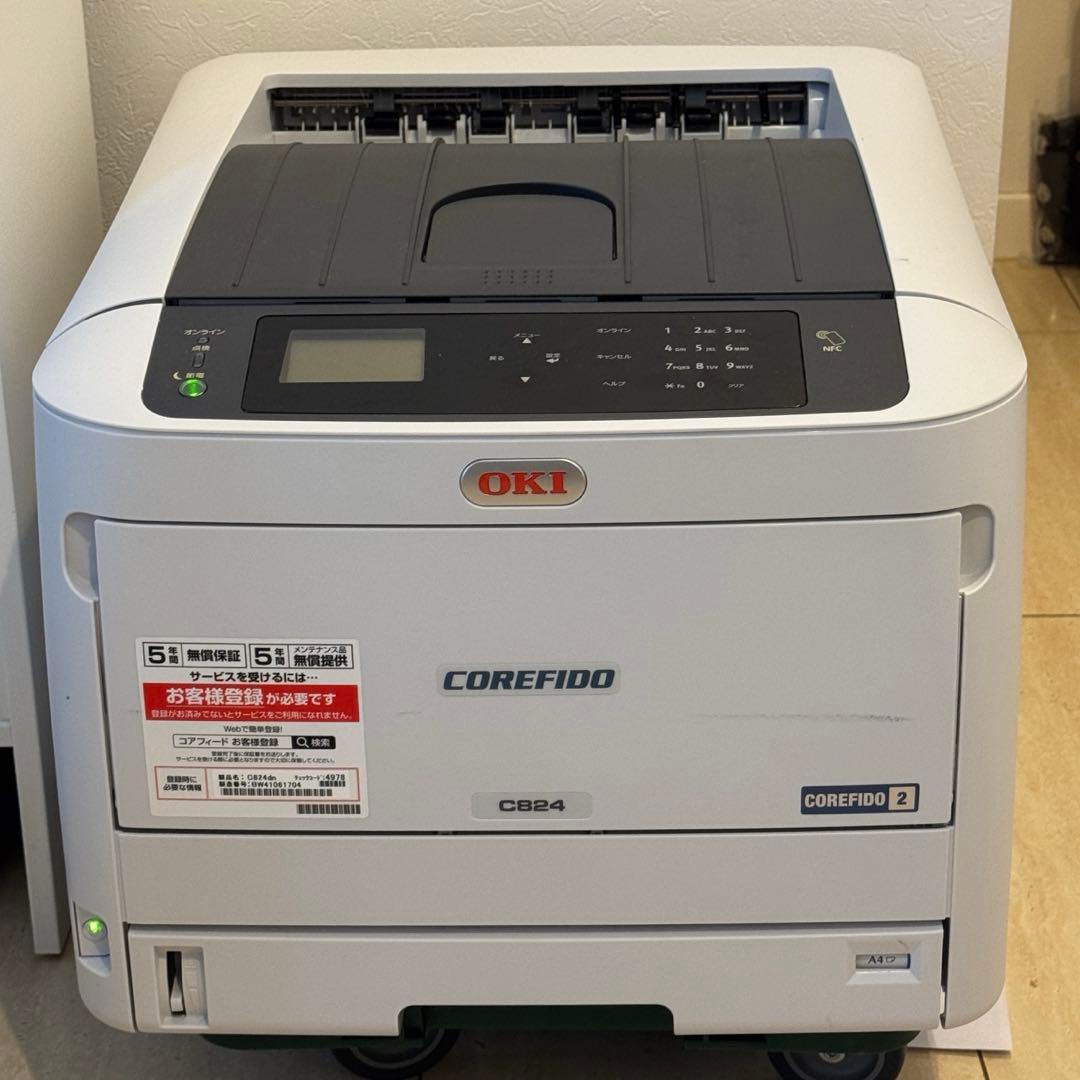 OKI A3カラーLEDプリンタ COREFIDO2 C824dn