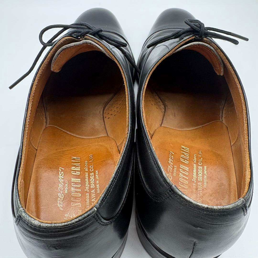 スコッチグレイン T0286 ストレートチップ 本革 ハーフラバー新品 25