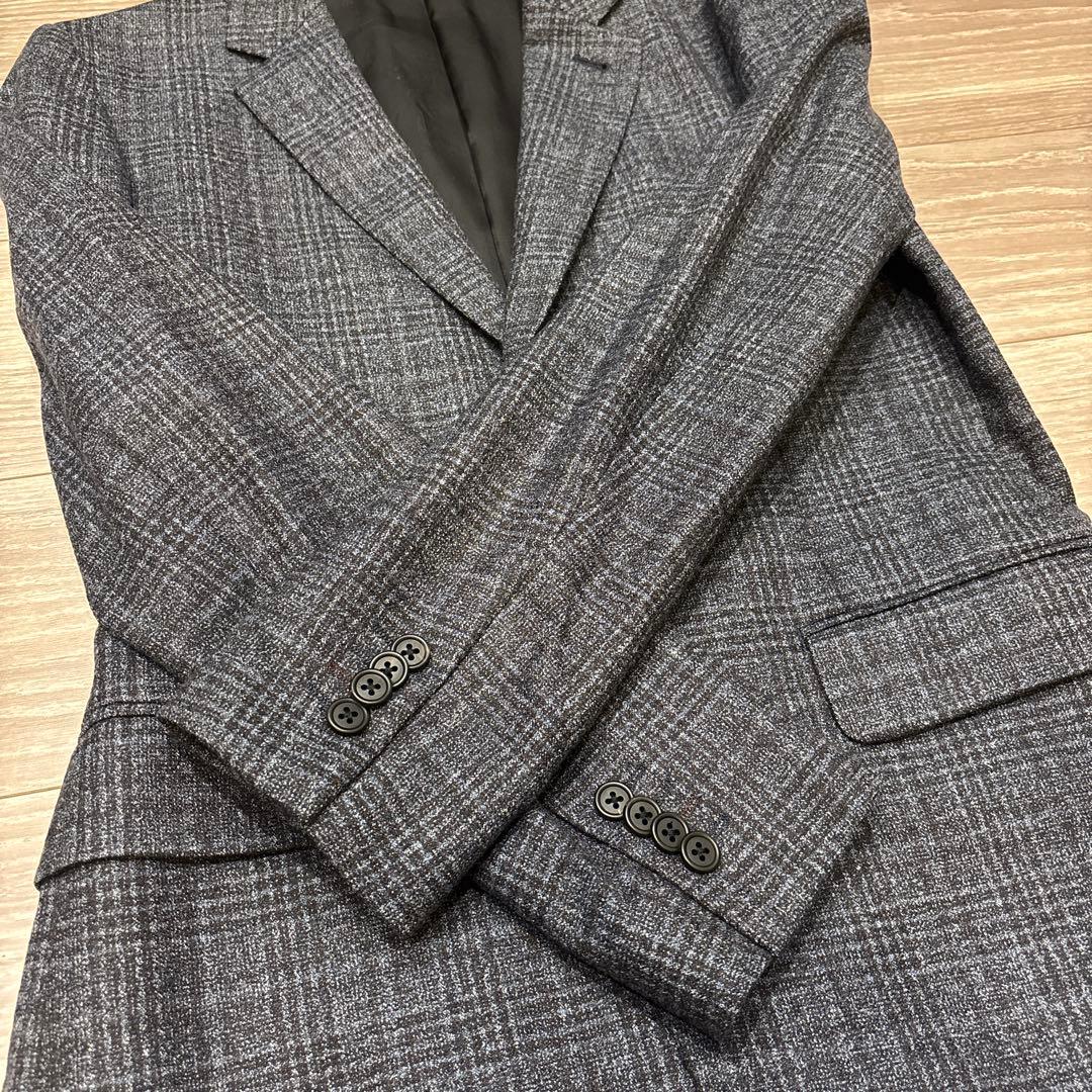 【美品】Paul Smithチェック柄 テーラードジャケット