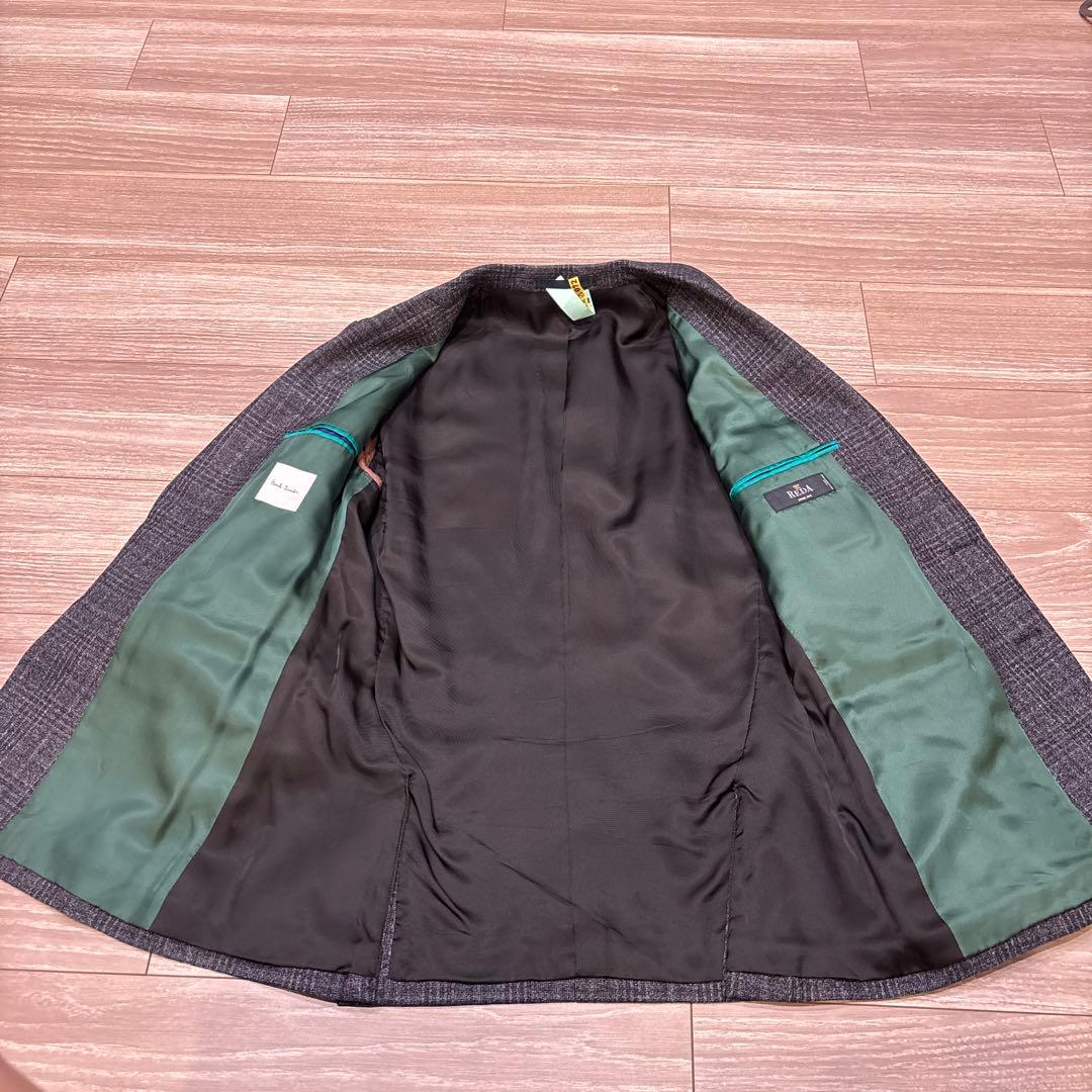 【美品】Paul Smithチェック柄 テーラードジャケット