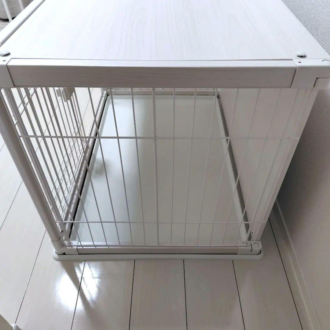 値下　美品　アイリスオーヤマ PIWS-960　ホワイト　木目調 サークル　犬猫