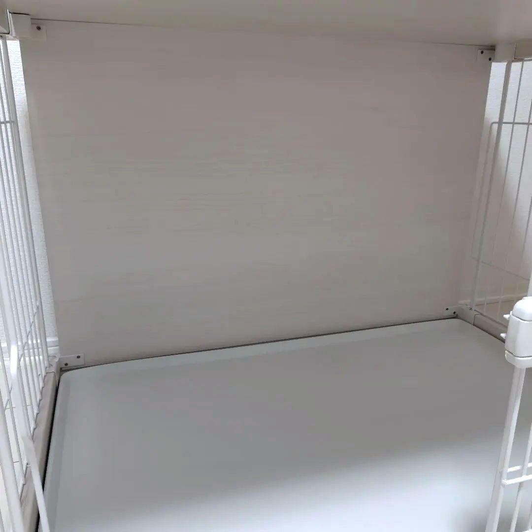 値下　美品　アイリスオーヤマ PIWS-960　ホワイト　木目調 サークル　犬猫