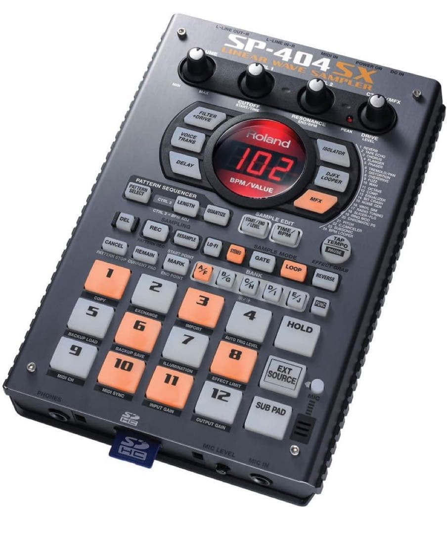 Roland ローランド コンパクトサンプラー SP-404SX