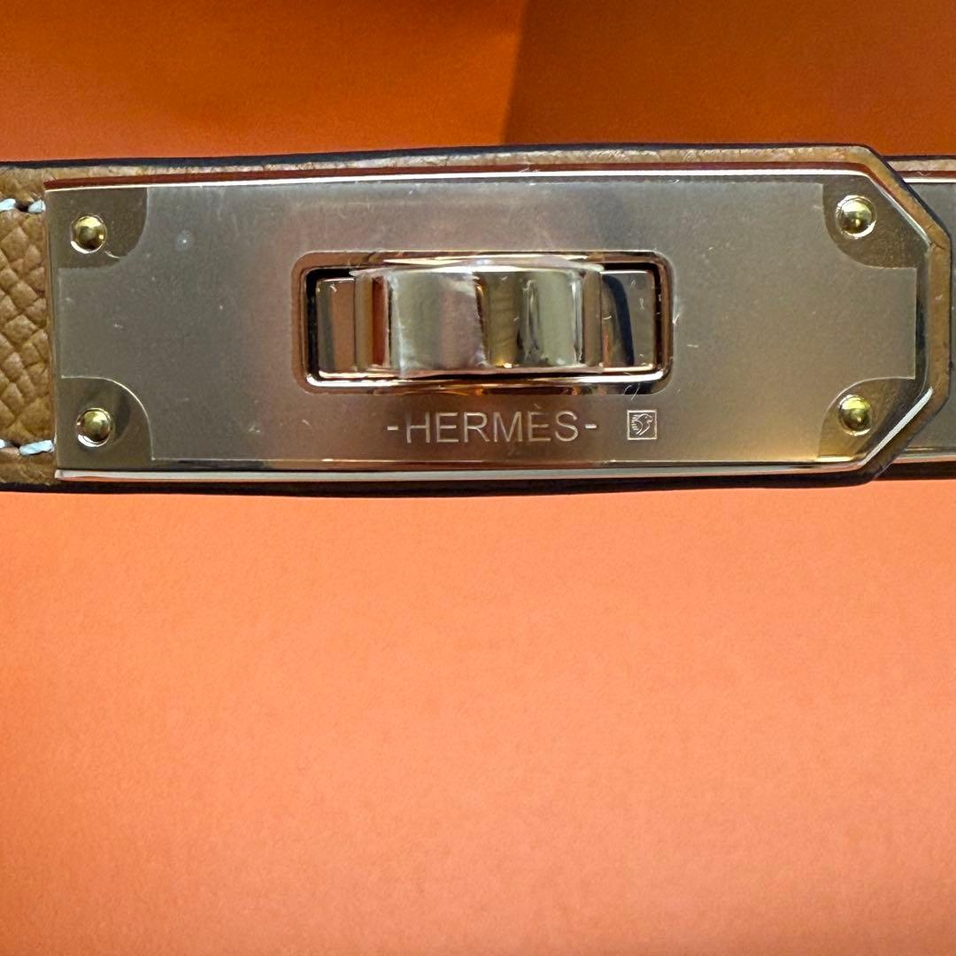 新品未使用！HERMES ケリー ベルト ブラウン ゴールド