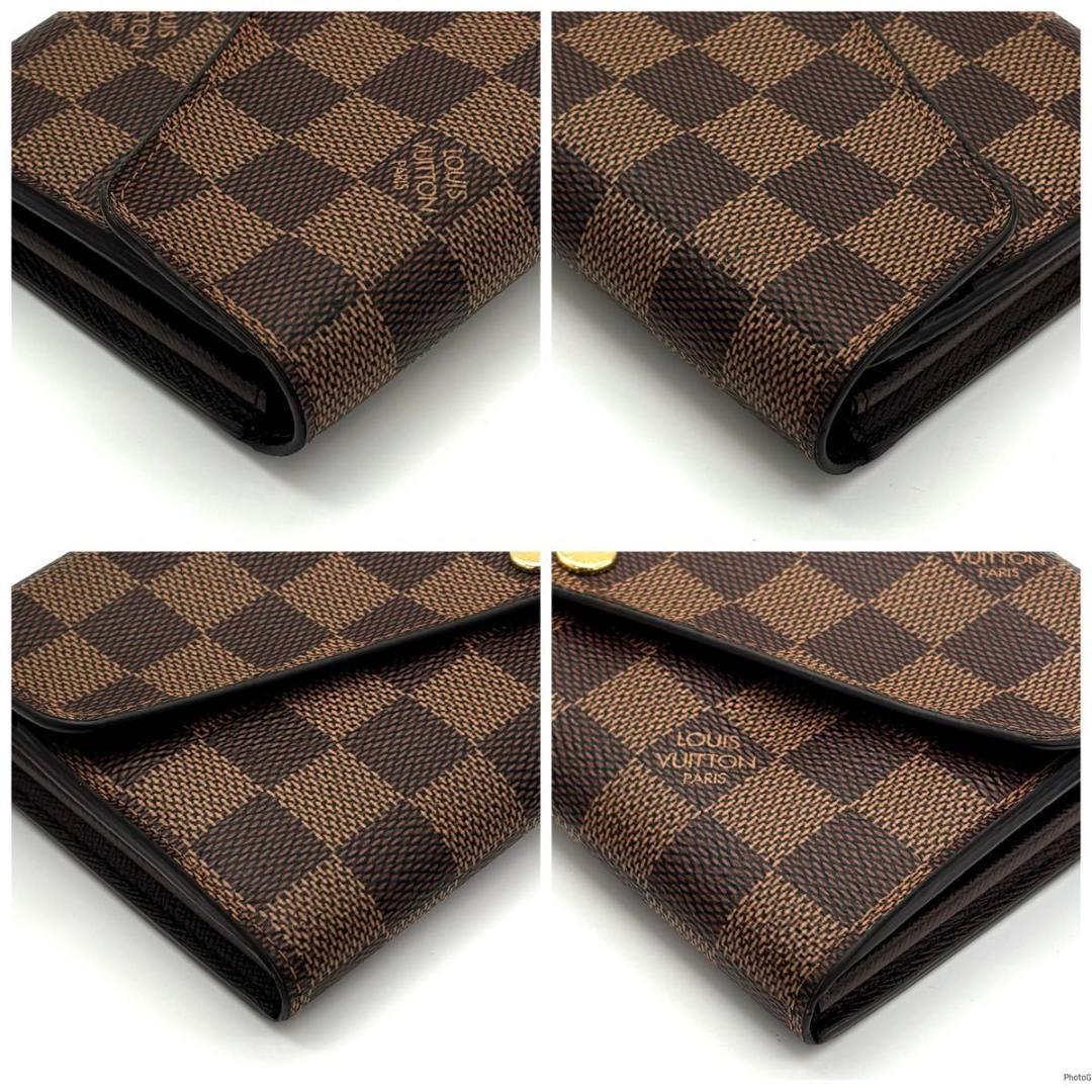 【新型IC】ルイヴィトン ポルトフォイユ サラ ダミエ 長財布 16カード