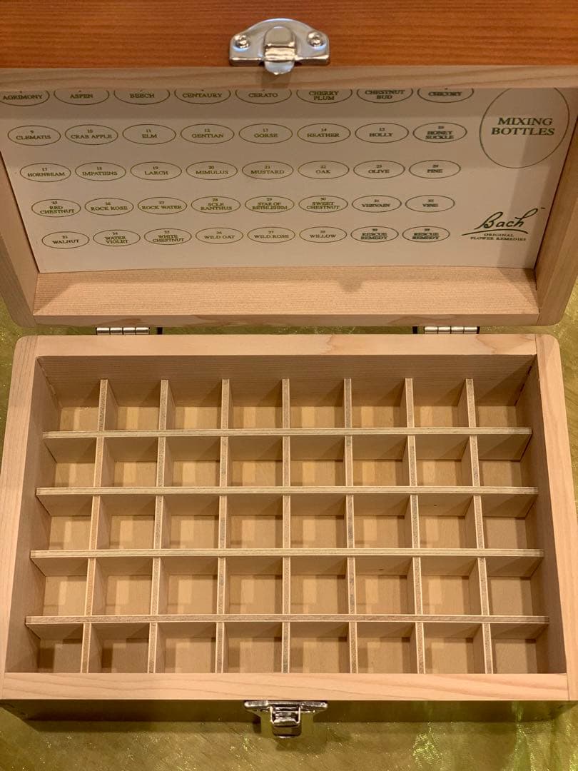 バッチフラワーレメディ木箱 40本収納