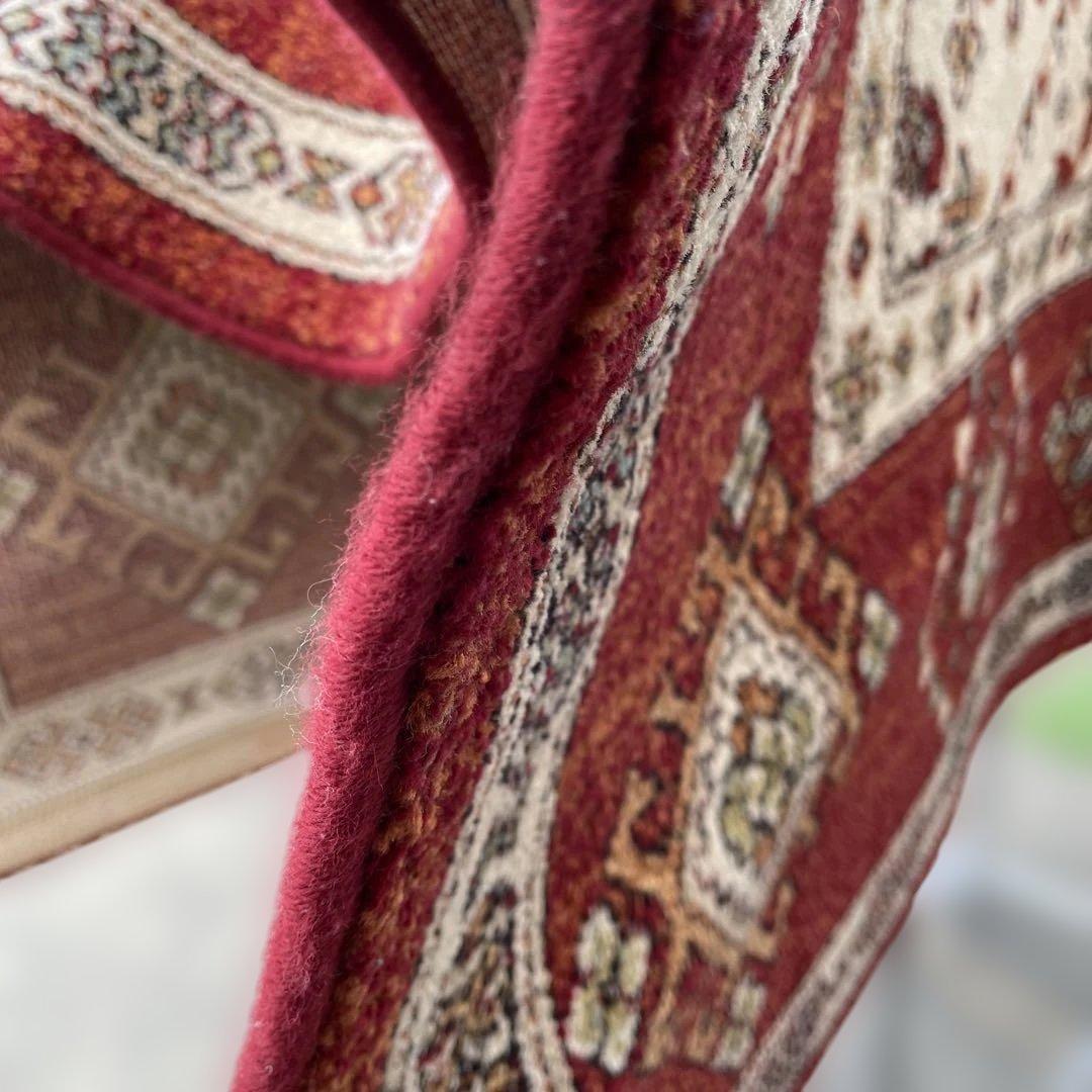 美品　ベルギー絨毯　200×200cm