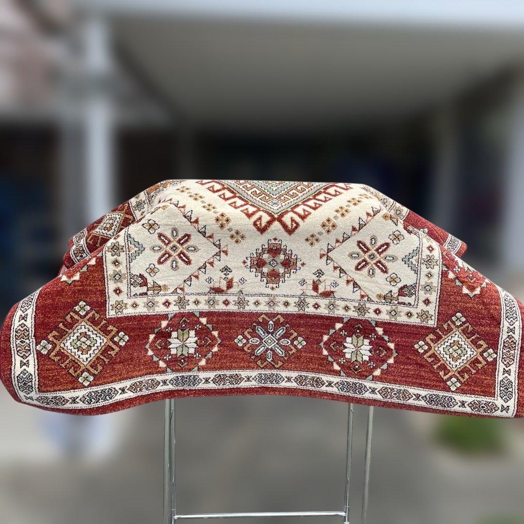 美品　ベルギー絨毯　200×200cm