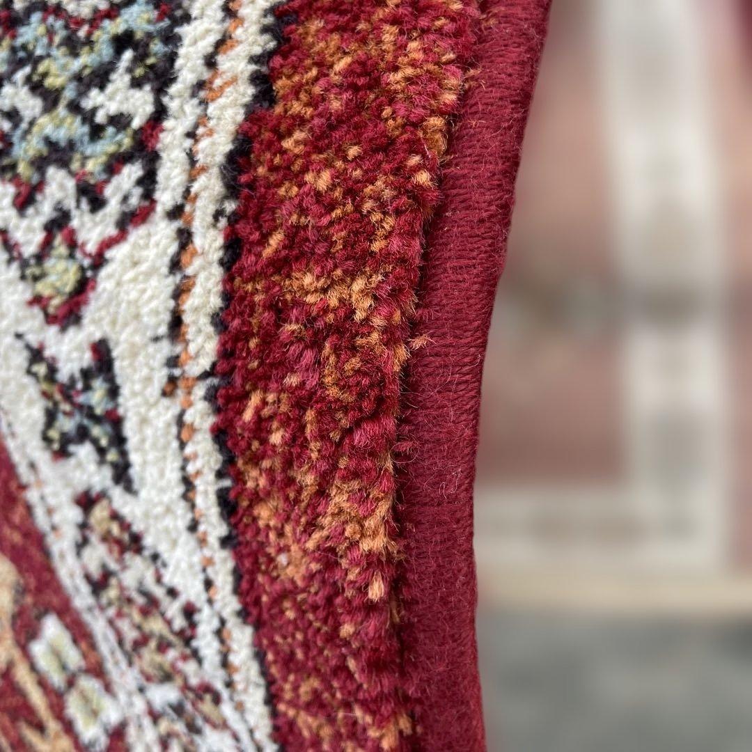 美品　ベルギー絨毯　200×200cm