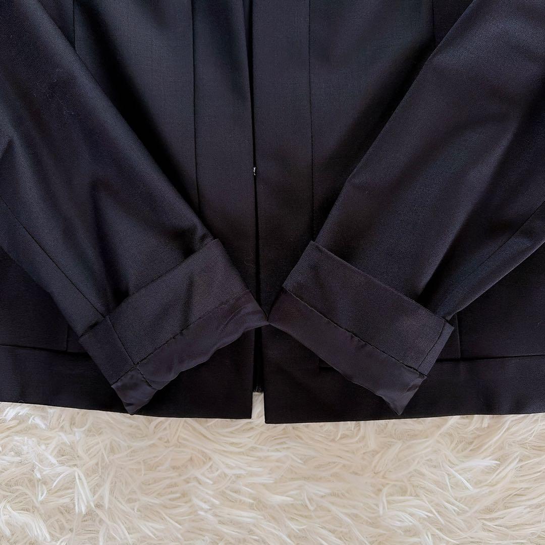 美品【セオリーリュクス】ノーカラージャケット スカート スーツセットアップ 38