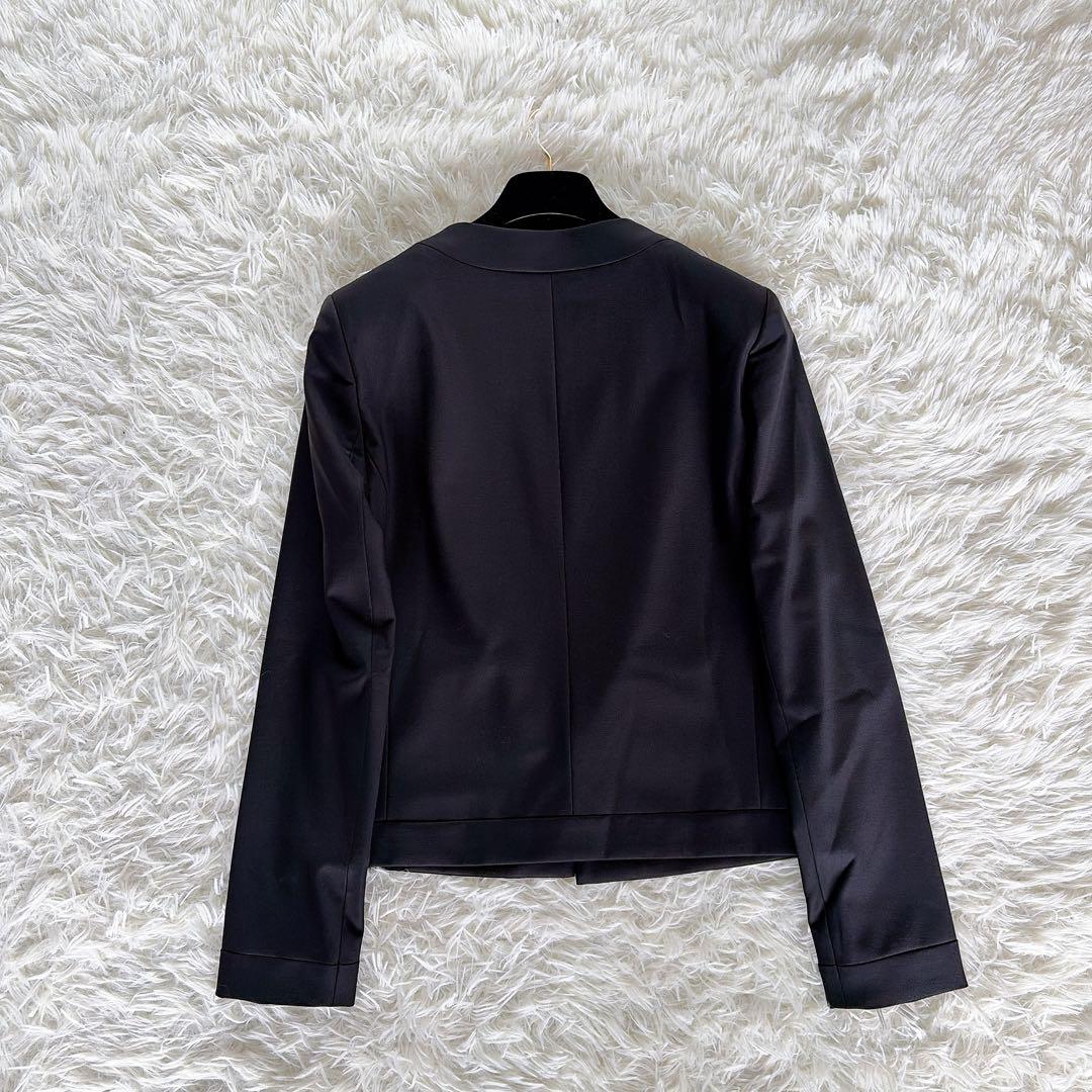 美品【セオリーリュクス】ノーカラージャケット スカート スーツセットアップ 38