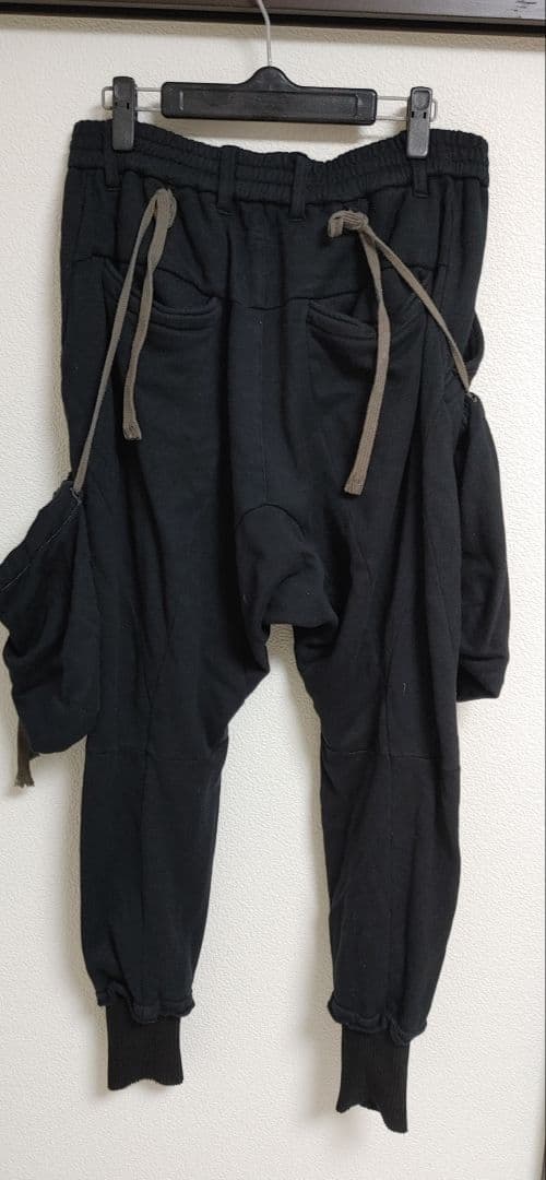 D.HYGEN コールドダイ無撚糸裏毛デタッチャブルポケットクロップドパンツ