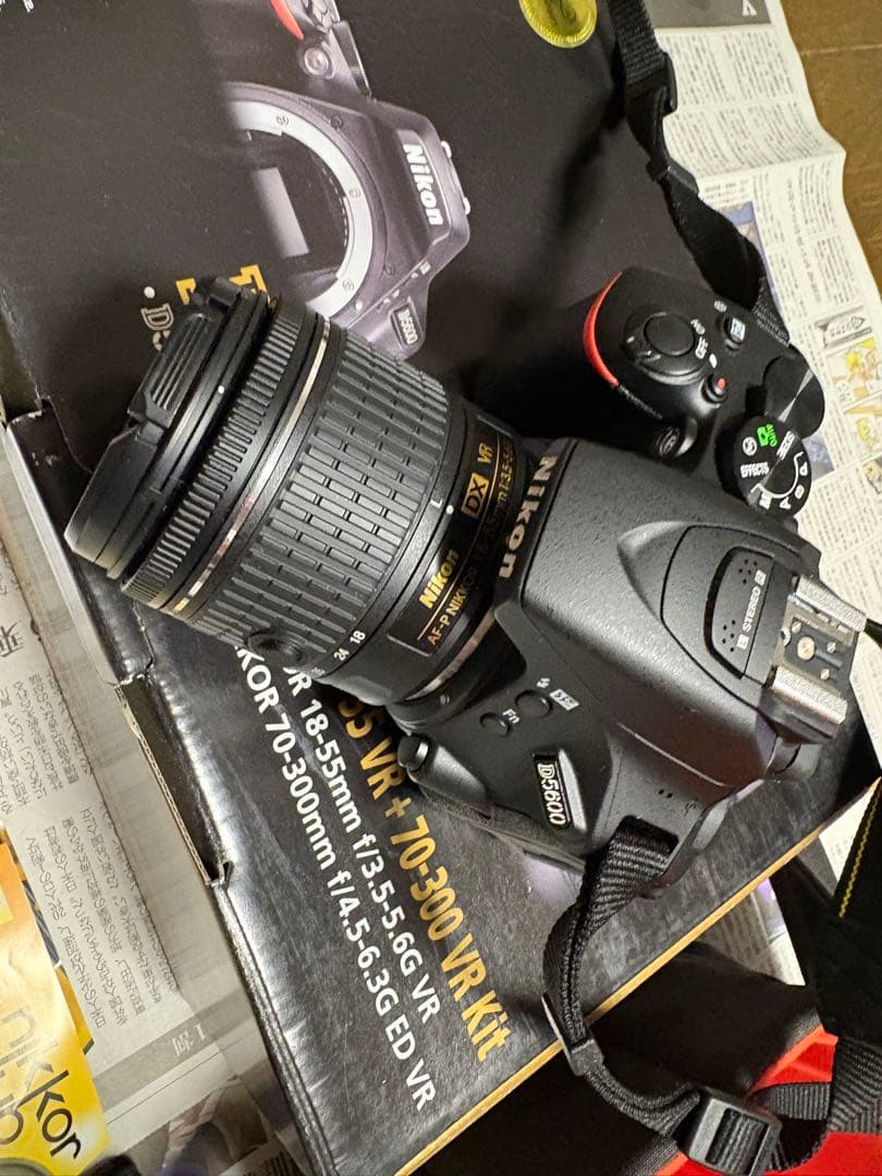 美品　Nikon D5600 18-55mm & 70-300mm VR Kit