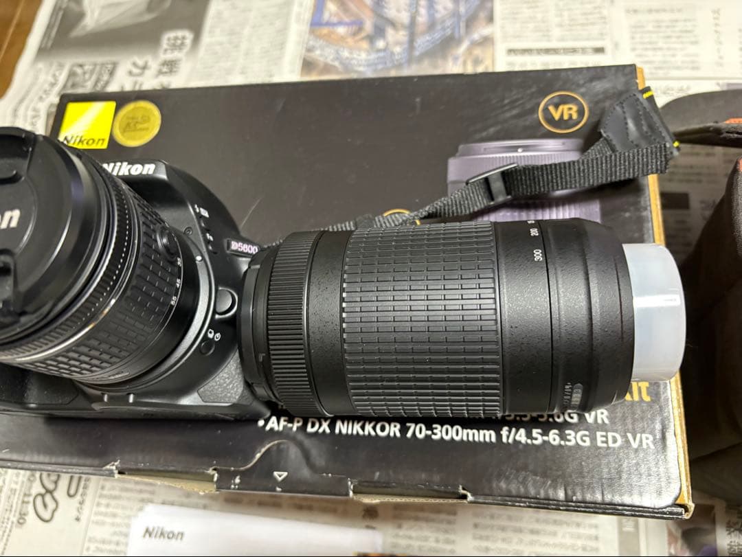 美品　Nikon D5600 18-55mm & 70-300mm VR Kit