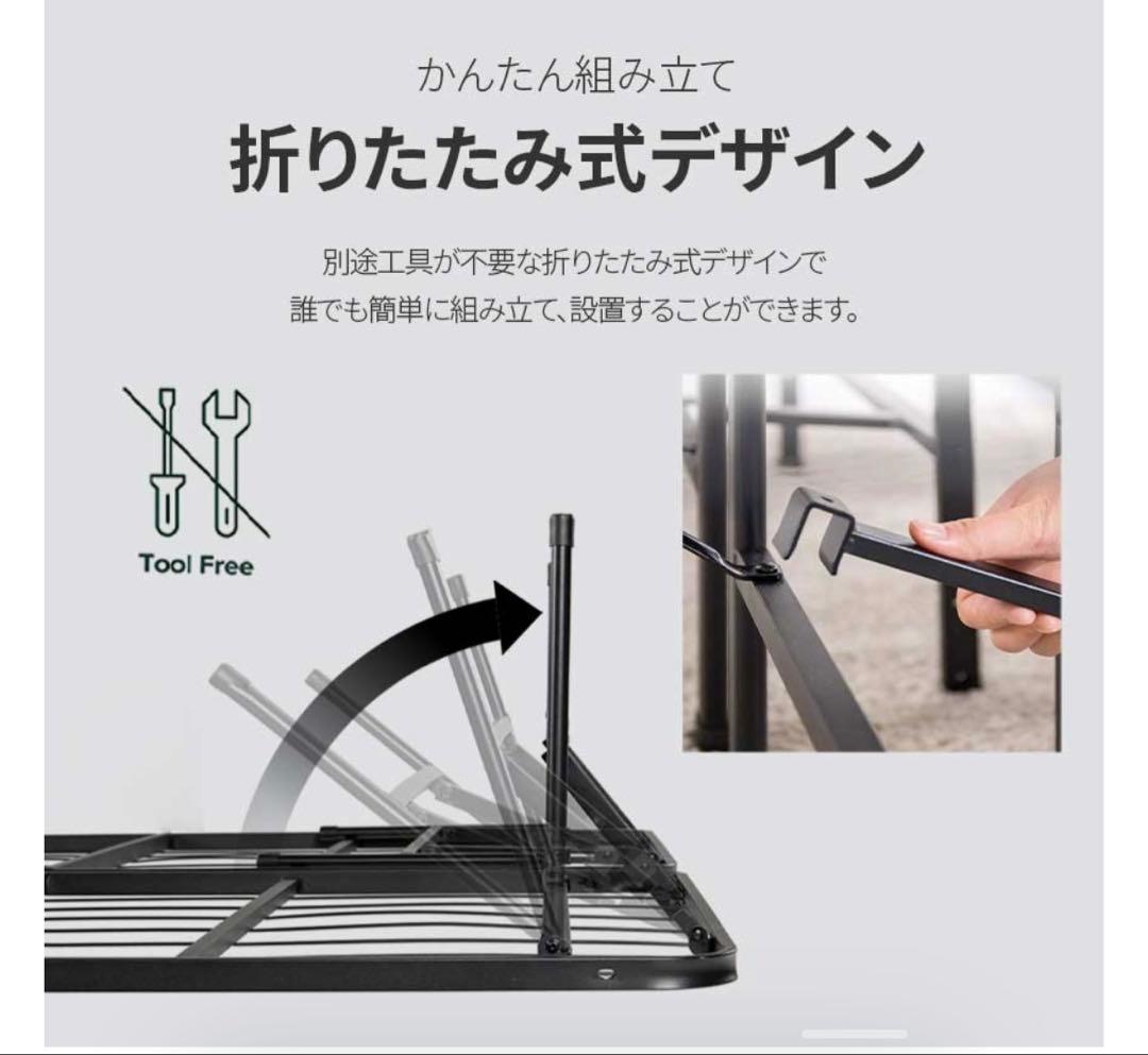 ZINUS SmartBase ダブルベッドフレーム ヘッドボード付き