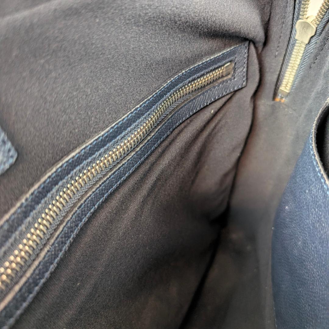 dunhill ダンヒル カドガン スリムドキュメントケース レザー ネイビー