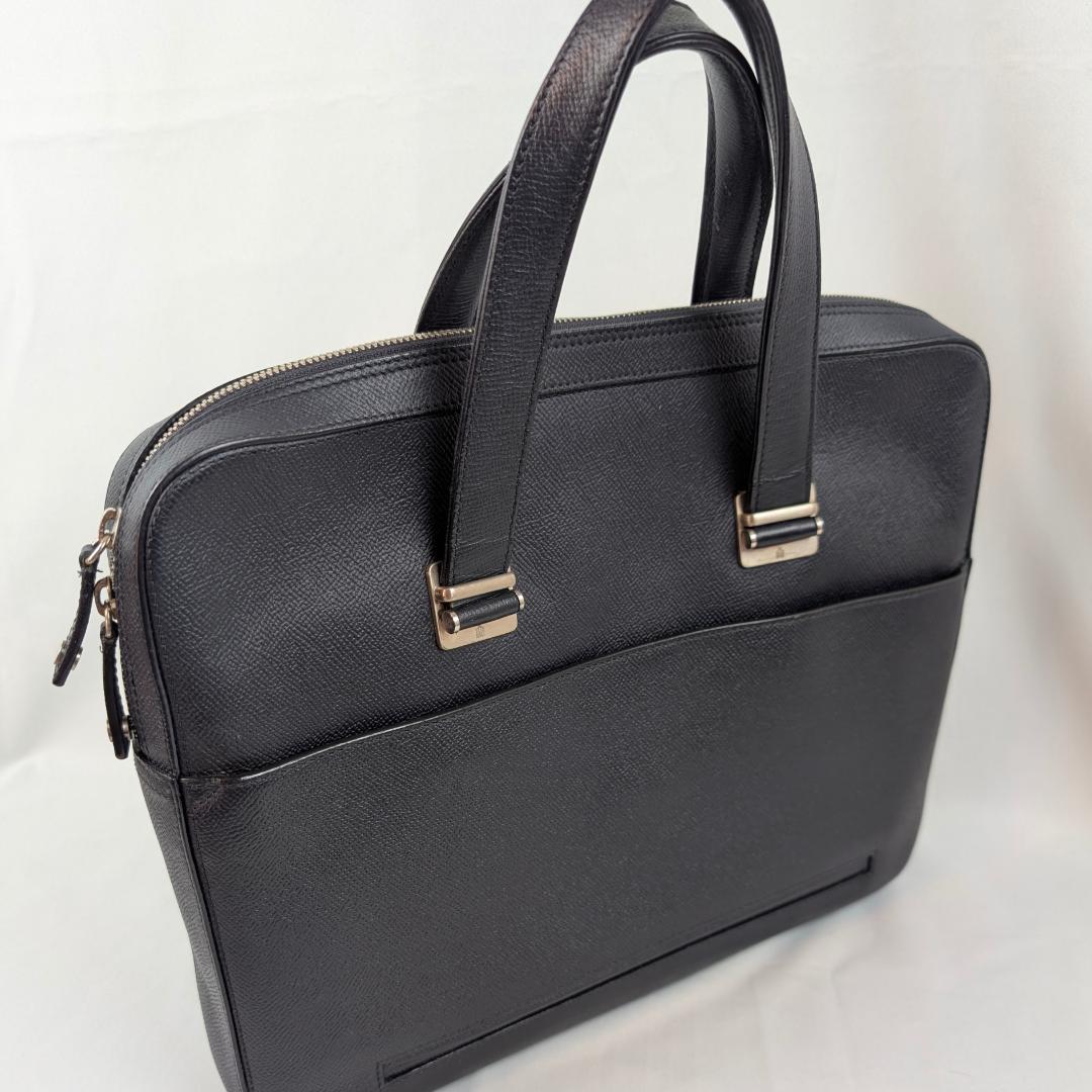 dunhill ダンヒル カドガン スリムドキュメントケース レザー ネイビー