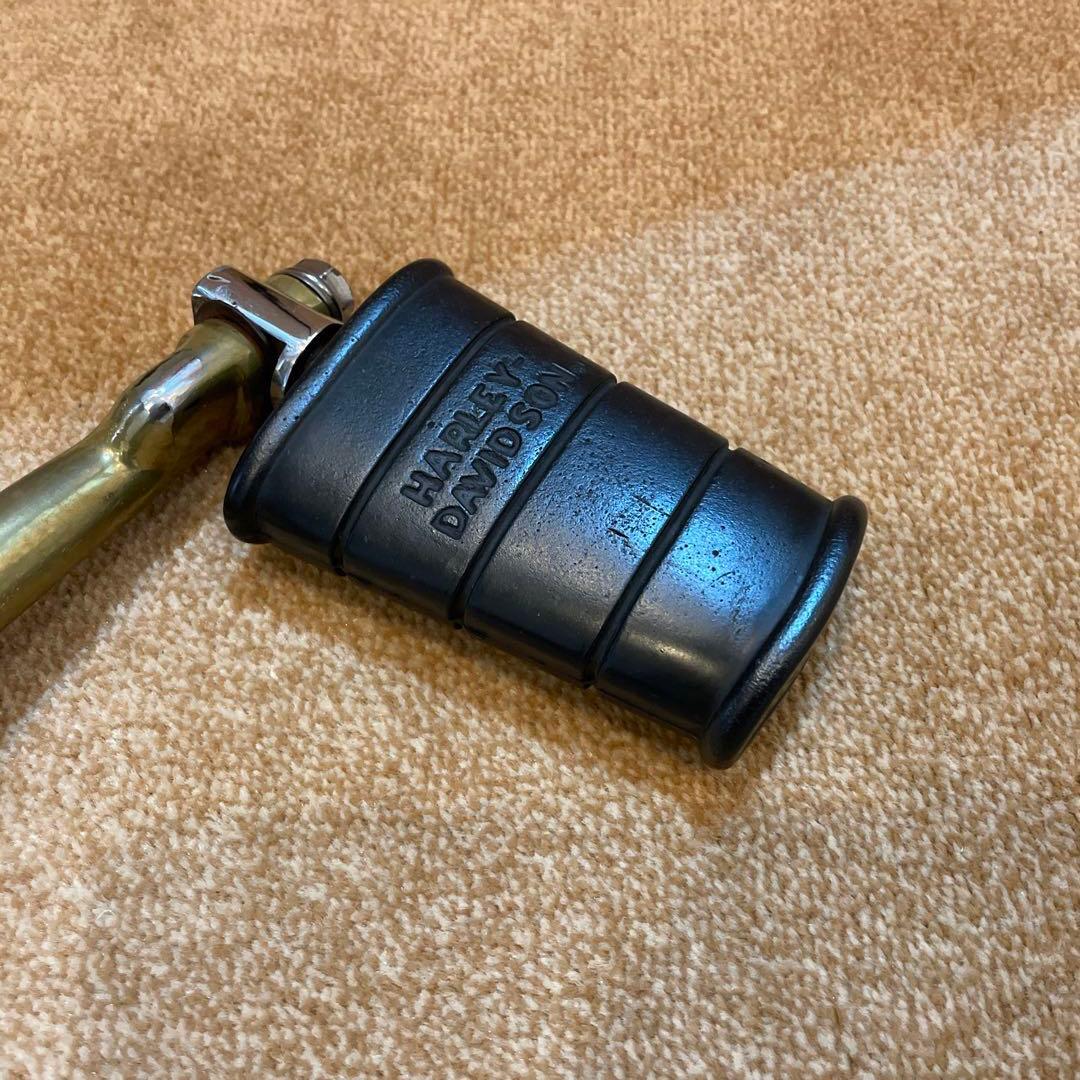 ハーレー チョッパー 希少 ブラス 真鍮 キックアーム 純正ペダル付