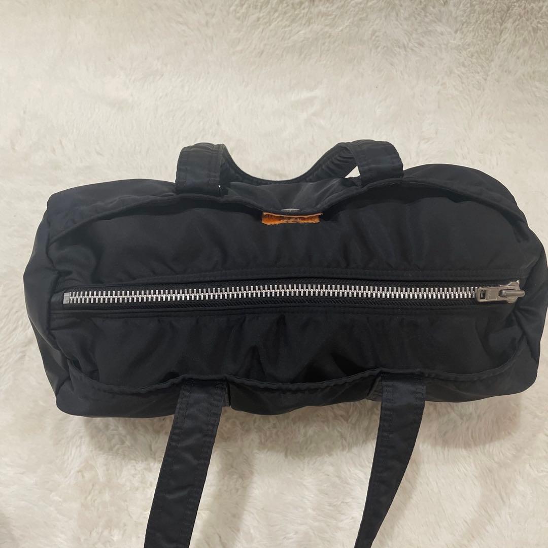 廃盤品　ポーター タンカー ミニボストンバッグ ミニドラム ミニダッフル黒