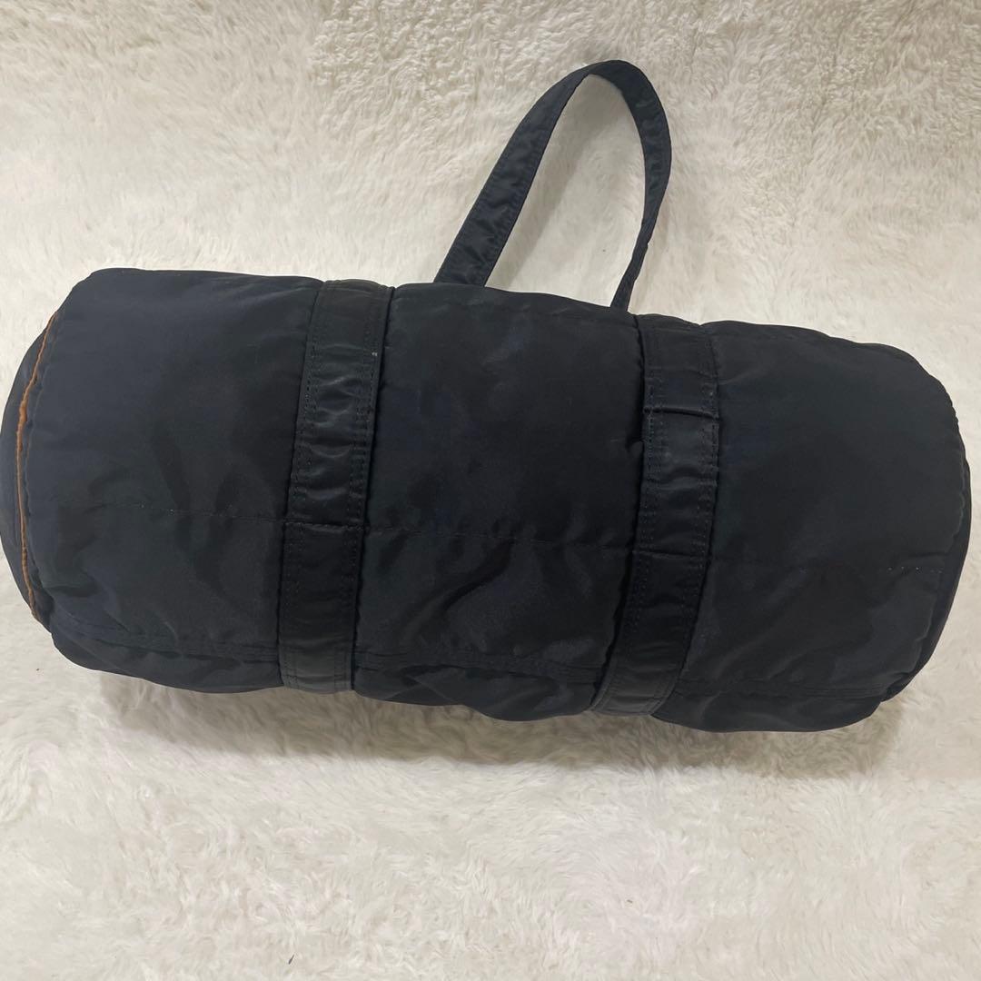 廃盤品　ポーター タンカー ミニボストンバッグ ミニドラム ミニダッフル黒