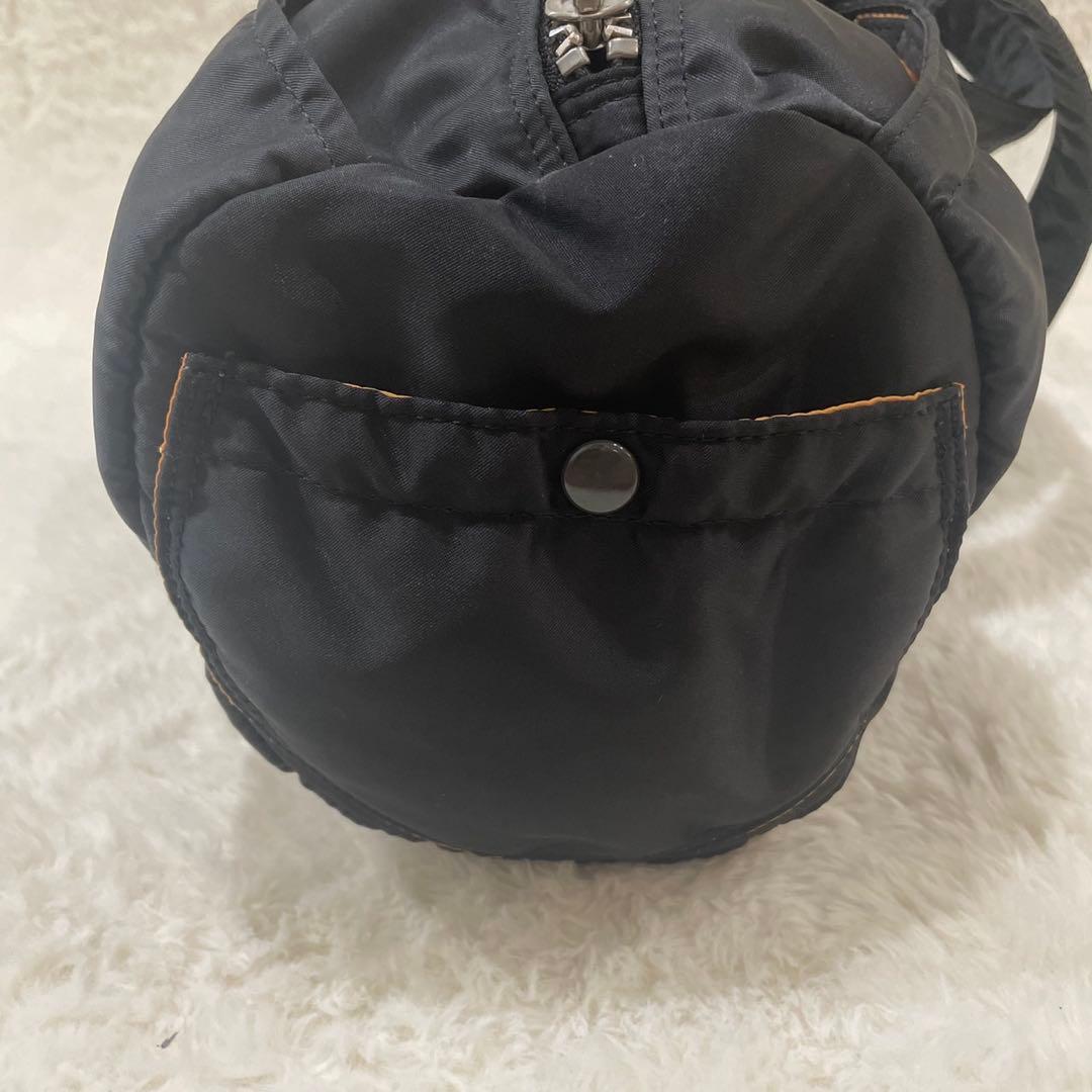 廃盤品　ポーター タンカー ミニボストンバッグ ミニドラム ミニダッフル黒