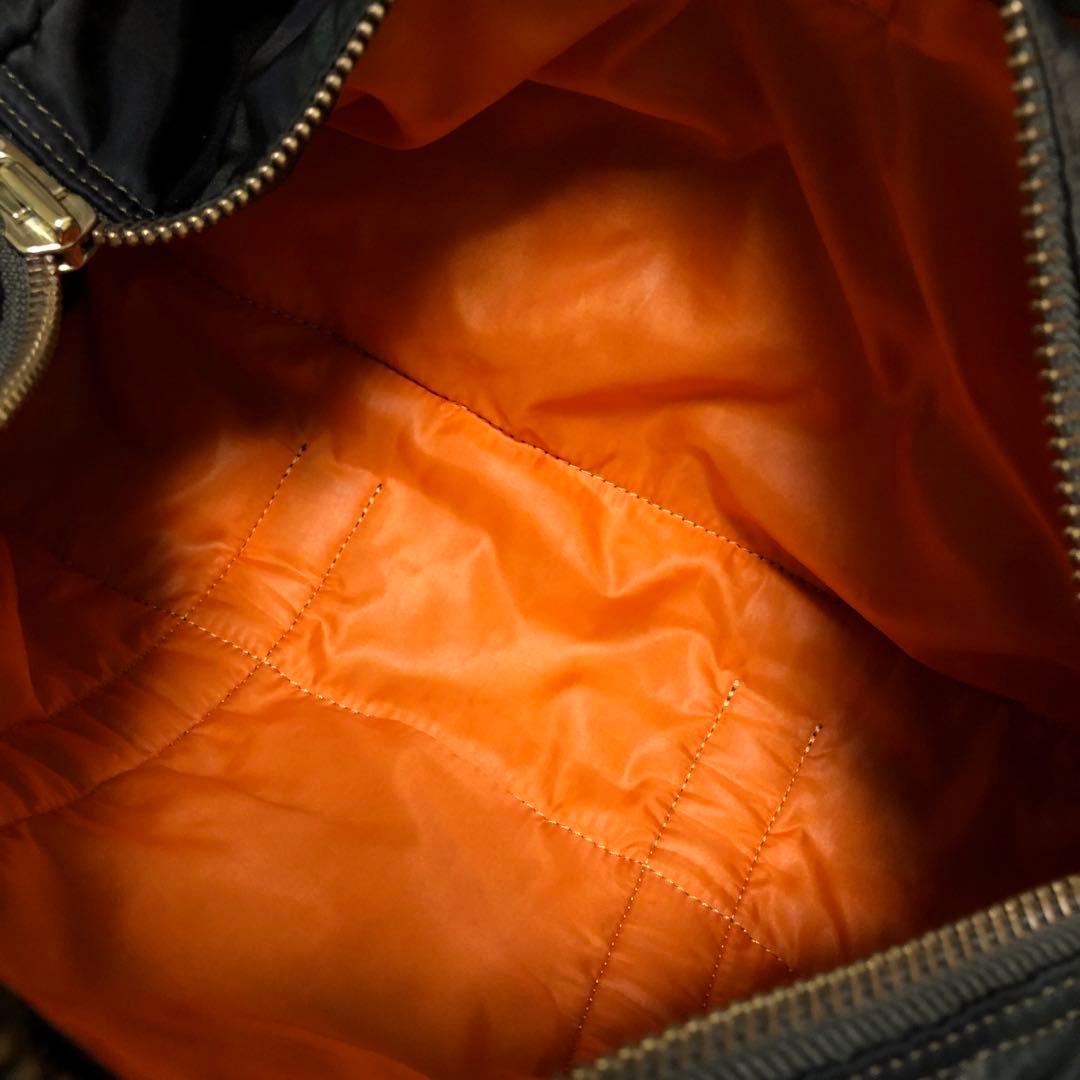 未使用級✨希少 30周年ポータータンカー ミニボストンバッグL カモフラグリーン