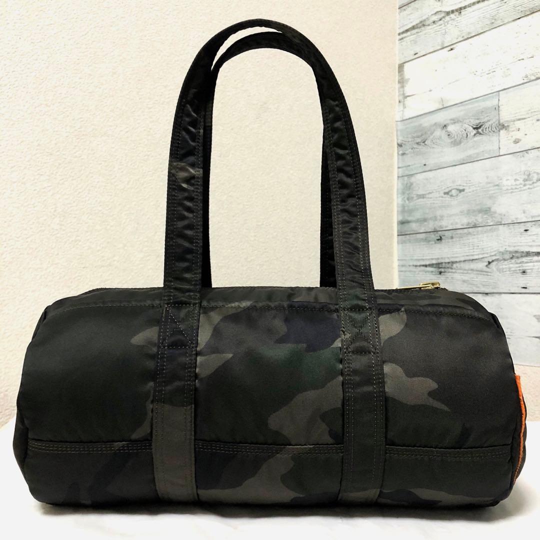 未使用級✨希少 30周年ポータータンカー ミニボストンバッグL カモフラグリーン