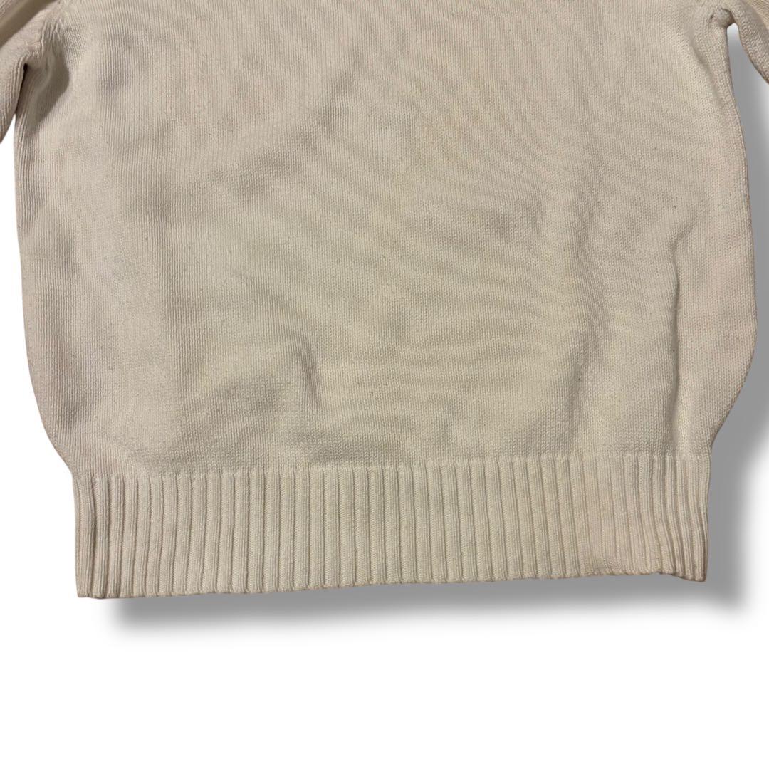 Polo by Ralph Lauren ポロベア 刺繍 コットンニット L