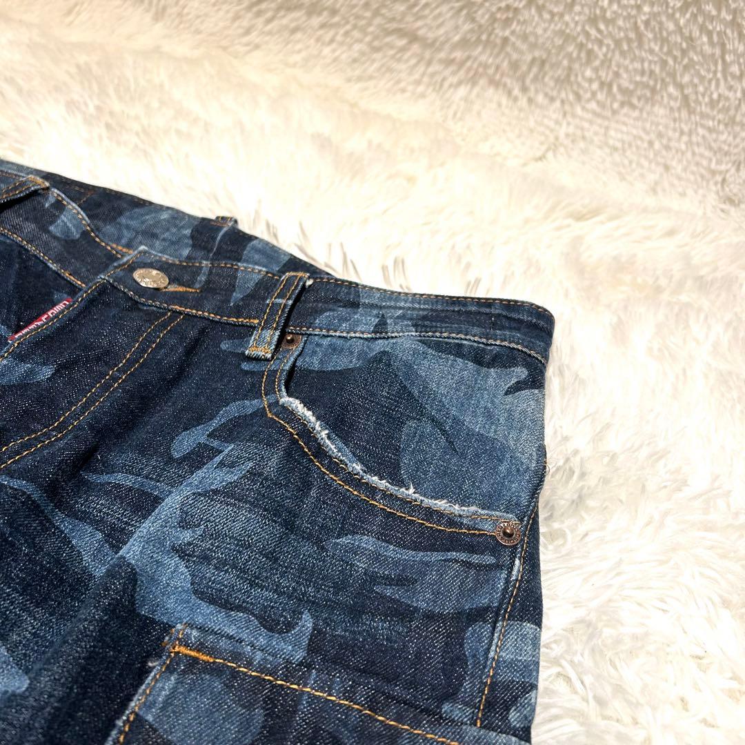 DSQUARED2 カモフラ ジーンズ 48 カーゴパンツデザイン 迷彩