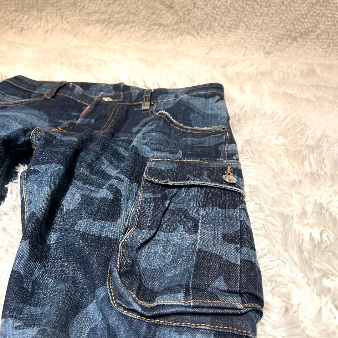 DSQUARED2 カモフラ ジーンズ 48 カーゴパンツデザイン 迷彩