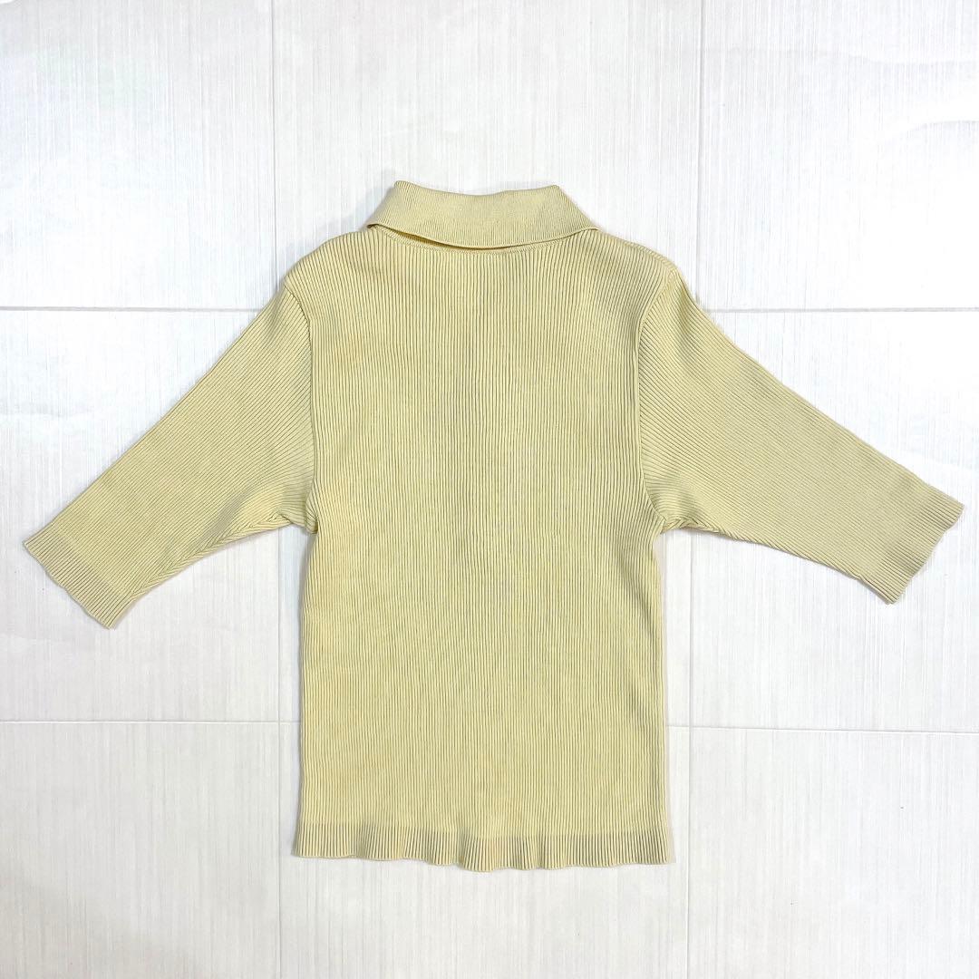 美品✨AURALEE GIZA RIB KNIT POLO