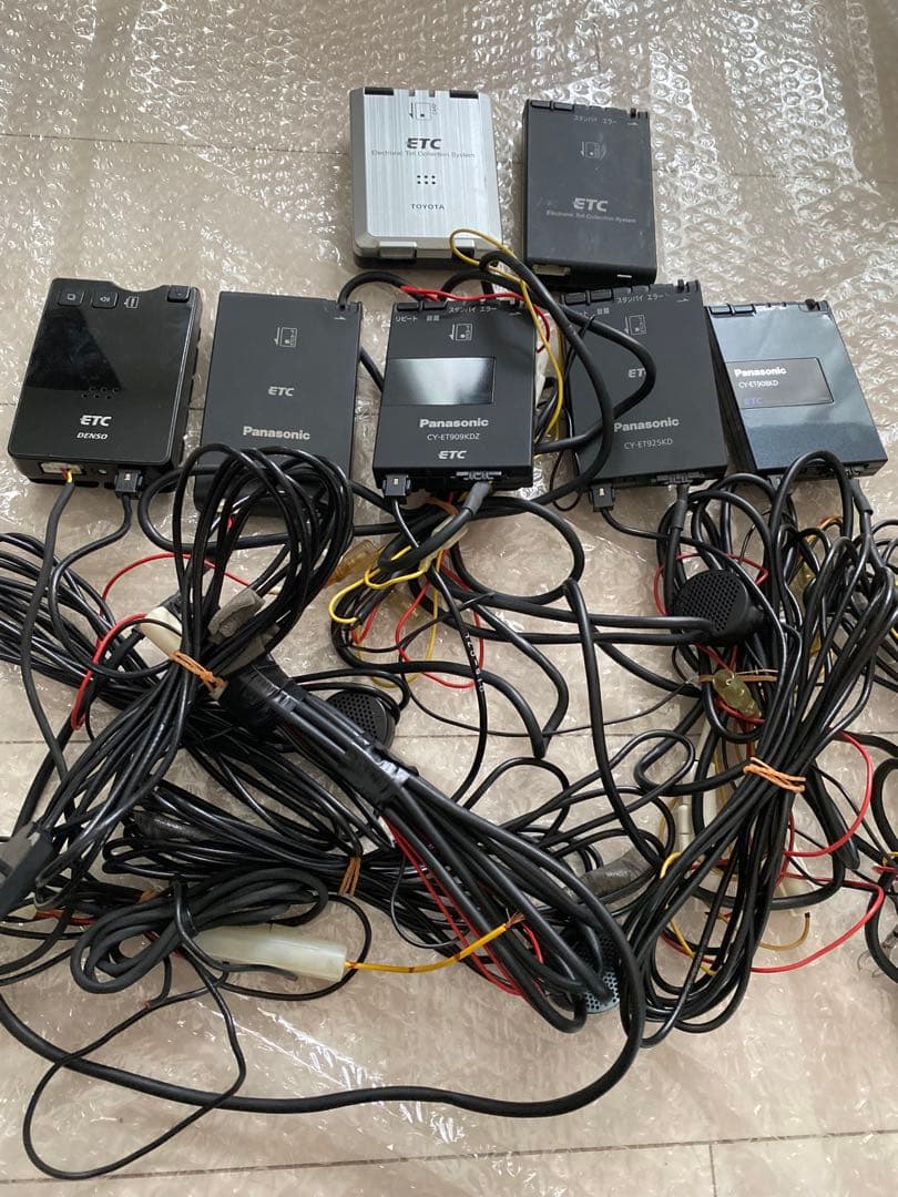 ETC車載器 まとめ売り　7個セット　軽登録