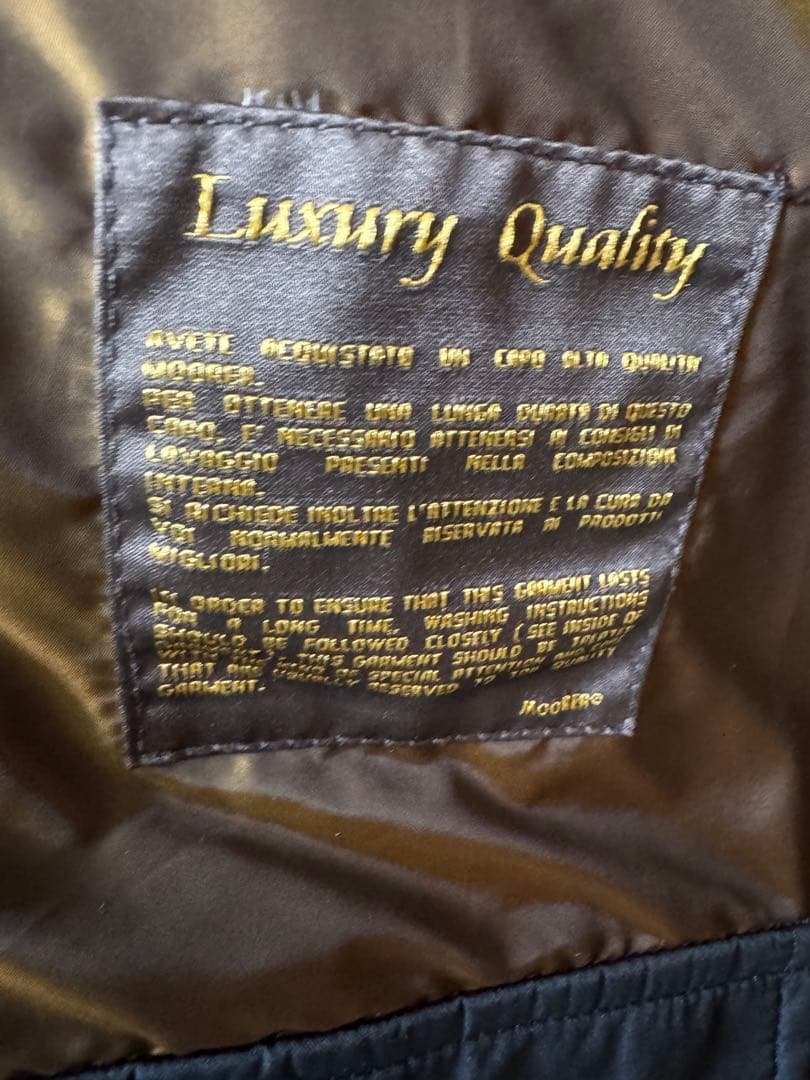 【美品・ムーレー】ダウンジャケット モーリス ネイビー 58サイズ