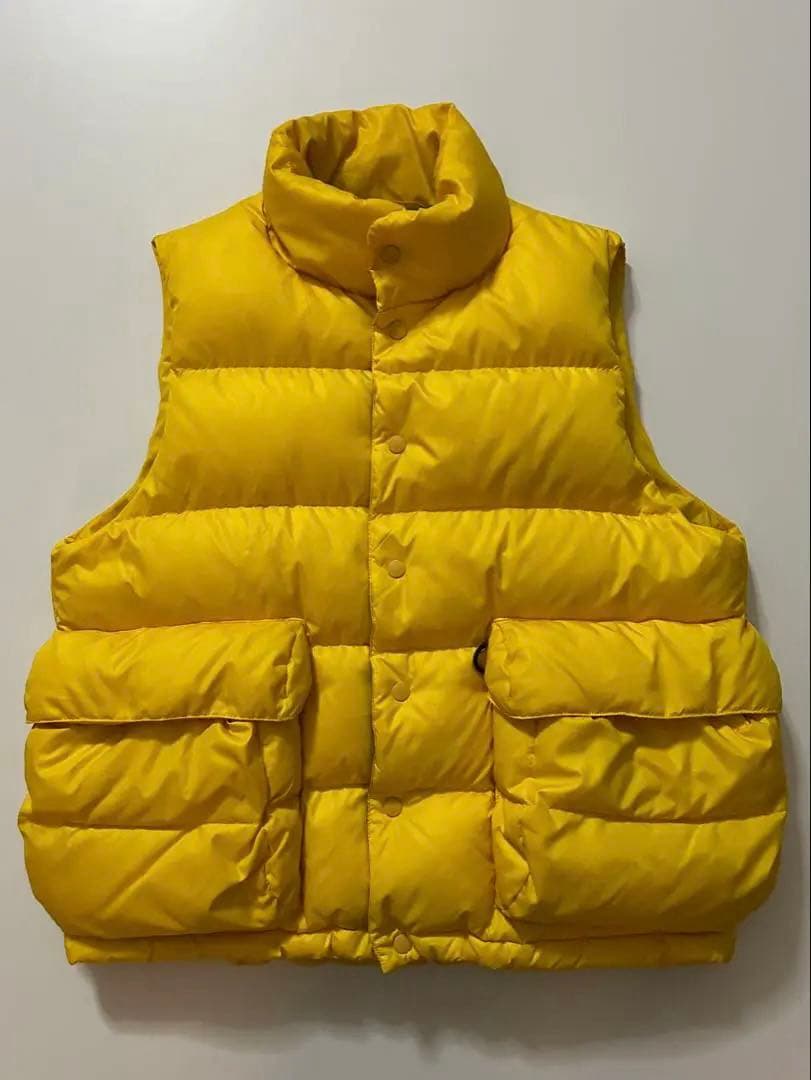 美品　daiwa pier39 ダイワピア　ダウンベスト　イエロー　在原みゆ紀