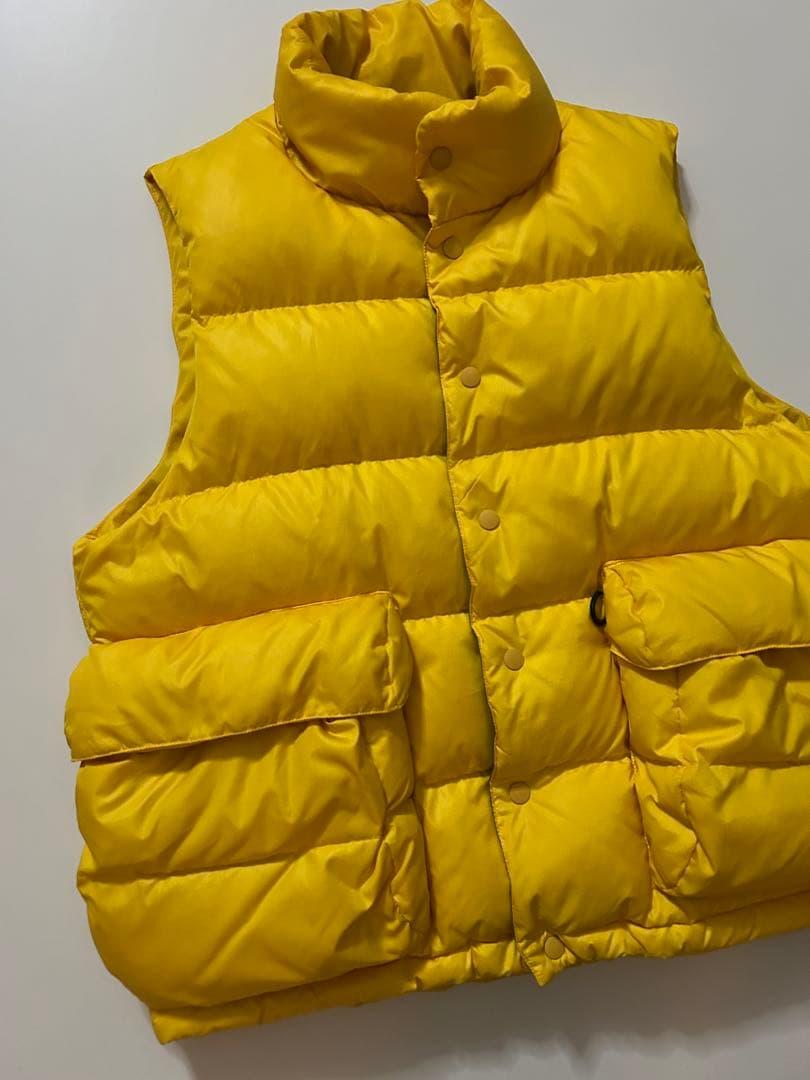 美品　daiwa pier39 ダイワピア　ダウンベスト　イエロー　在原みゆ紀