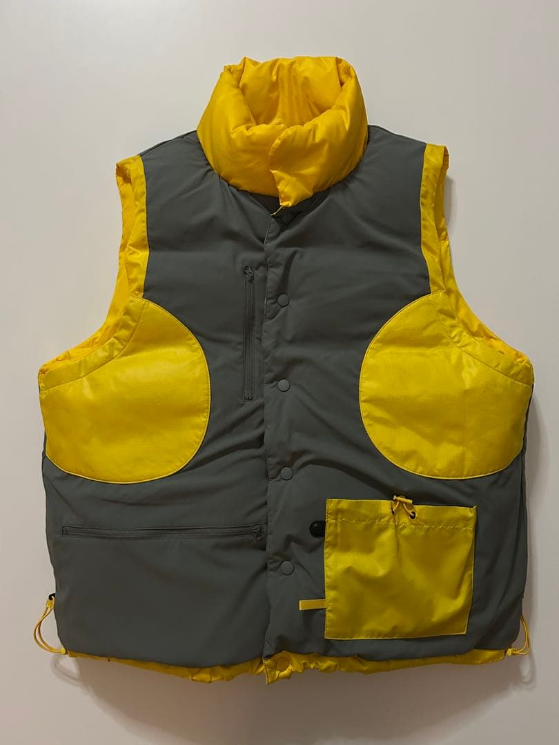 美品　daiwa pier39 ダイワピア　ダウンベスト　イエロー　在原みゆ紀