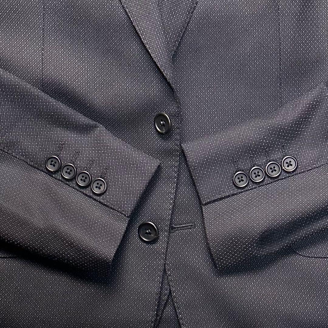 希少 極美品 ポールスミス 蓮柄 花柄 3ピース セットアップ 総裏 LX 黒