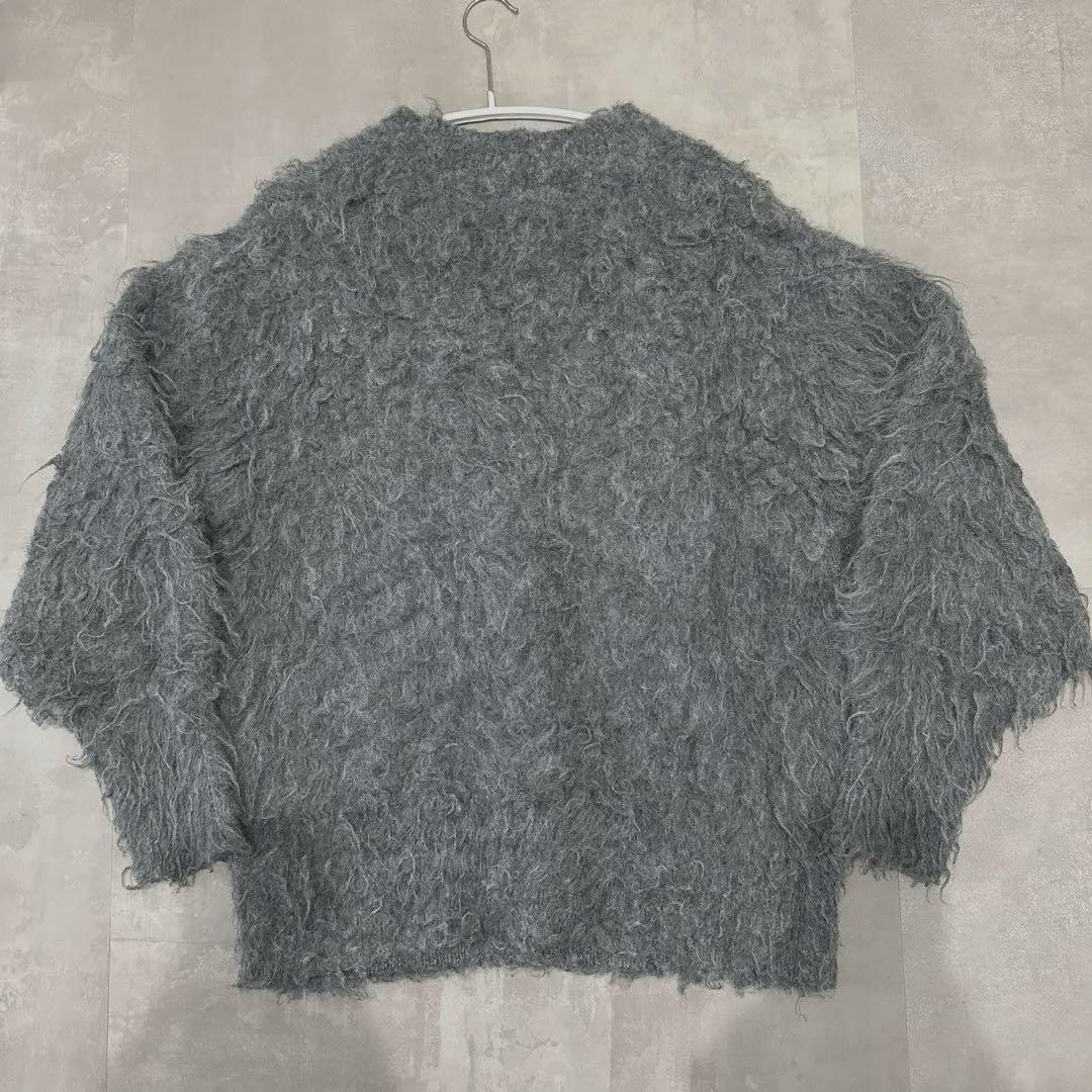 SENEE シャギーニットカーディガン