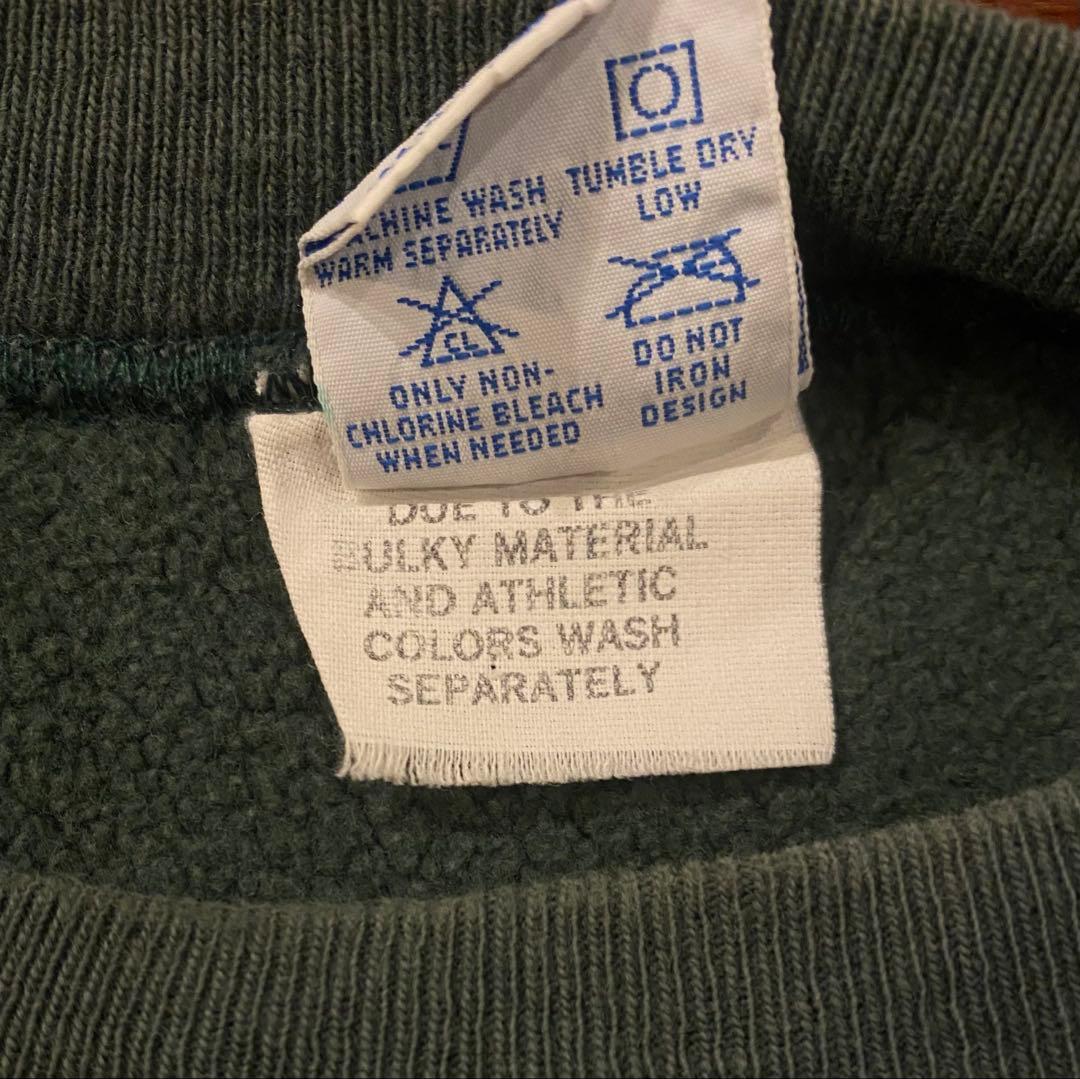 90年代Championチャンピオンリバースウィーブ目無し刺繍2枚タグUSA製