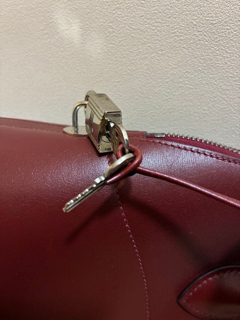 HERMES エルメス ボリード31 カーフ ⬜︎D刻 SV金具 本物正規品