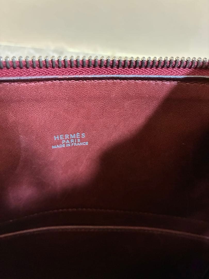 HERMES エルメス ボリード31 カーフ ⬜︎D刻 SV金具 本物正規品