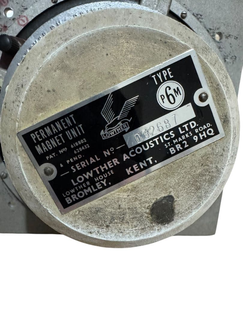 LOWTHER TYPE P6M フルレンジスピーカーユニット ペア ビンテージ